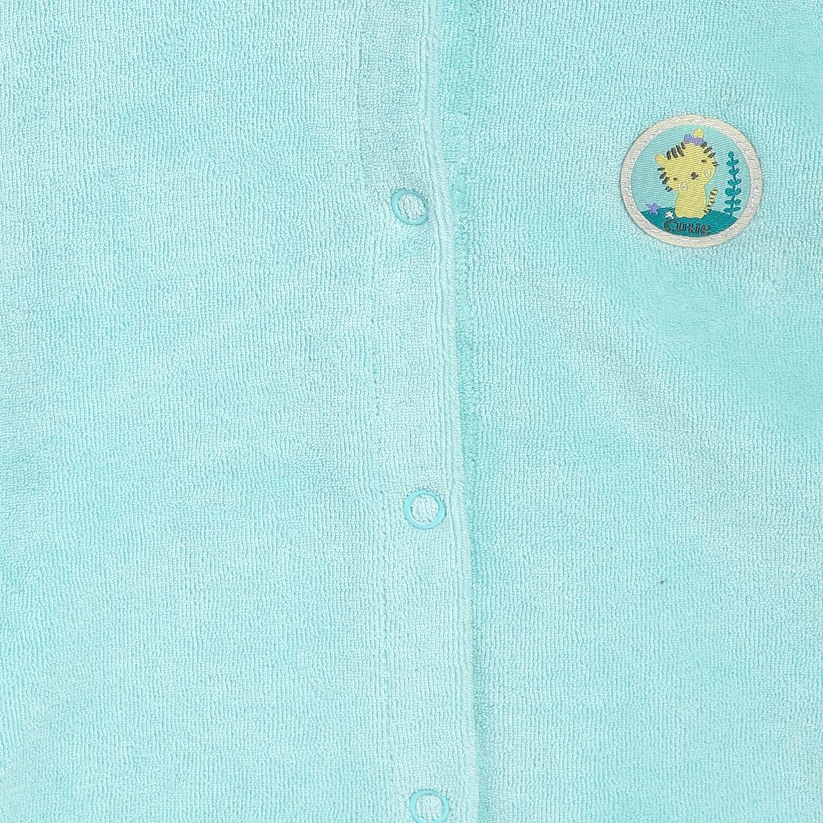 Pack of 1 knit jacket - turquoise green for 0-3 Months