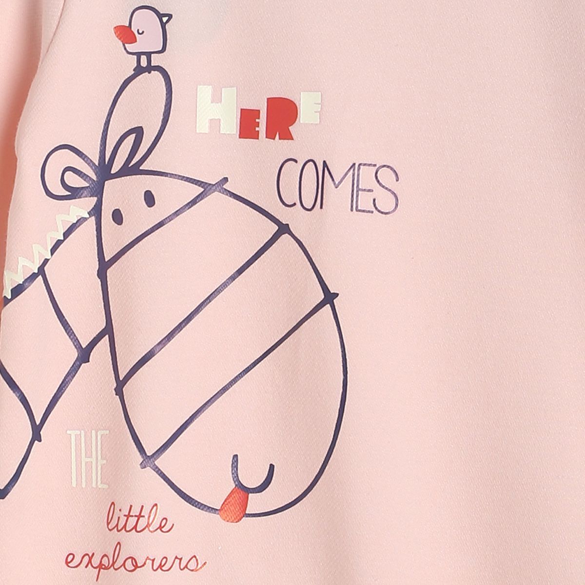 Pack of 1 sleep suit - peach for New Born