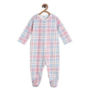 Pack of 1 sleep suit - pink and grey for New Born