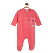 Pack of 1 sleep suit - hot pink for New Born