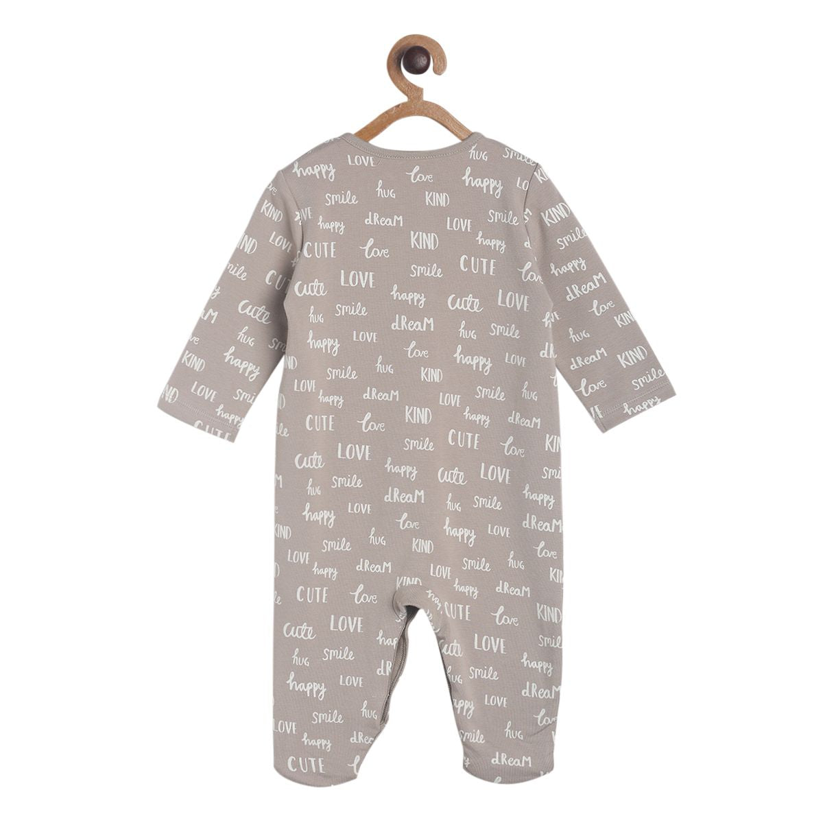 Pack of 1 sleep suit - beige for New Born