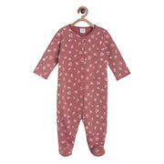 Pack of 1 sleep suit - dusty pink for New Born