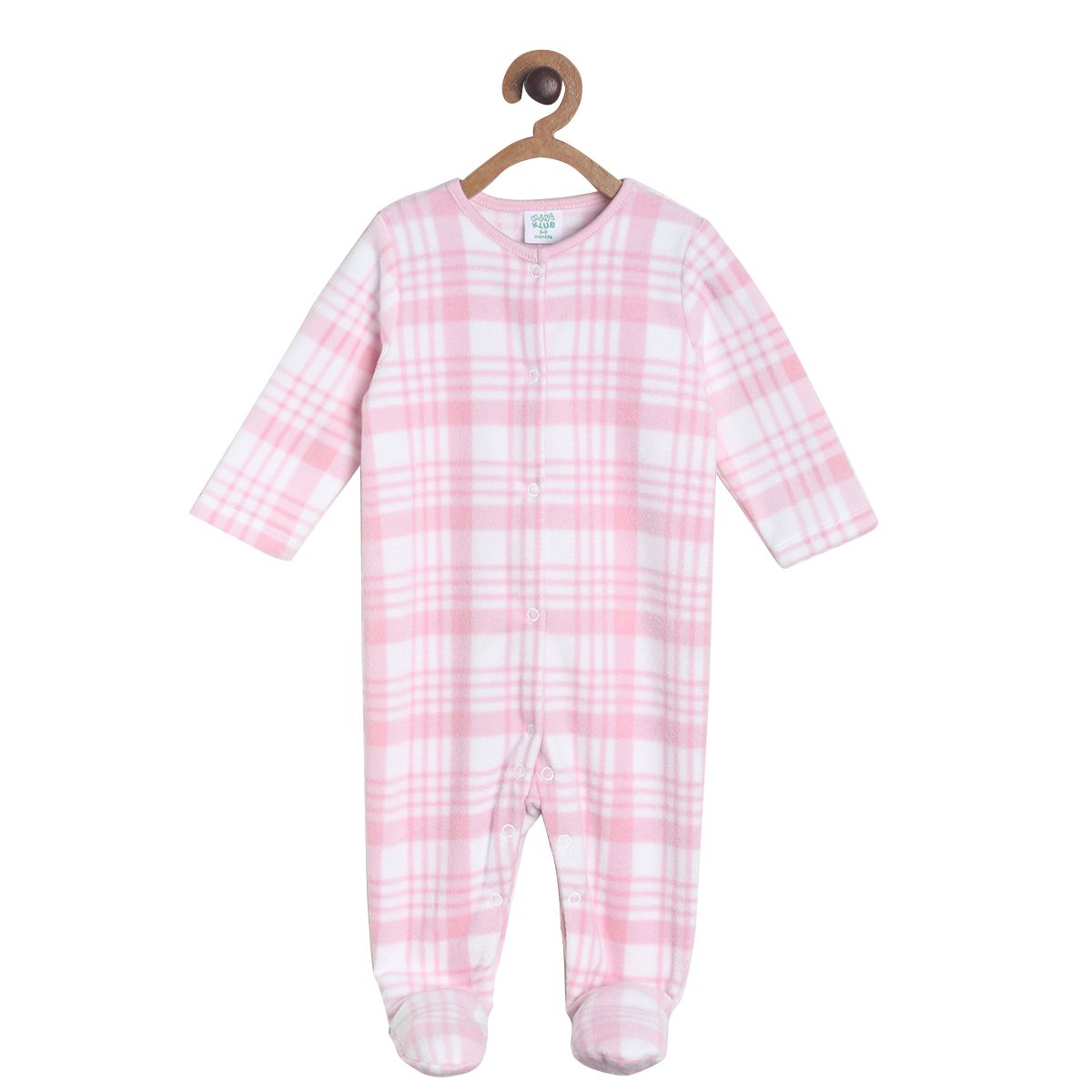 Pack of 1 sleep suit - pink for New Born