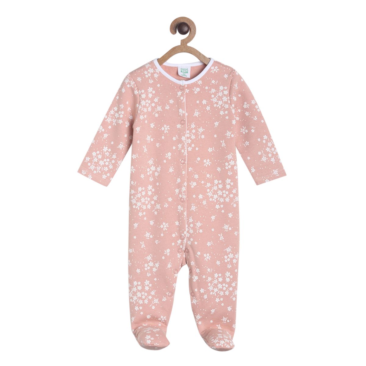 Pack of 1 sleep suit - dusty pink for New Born