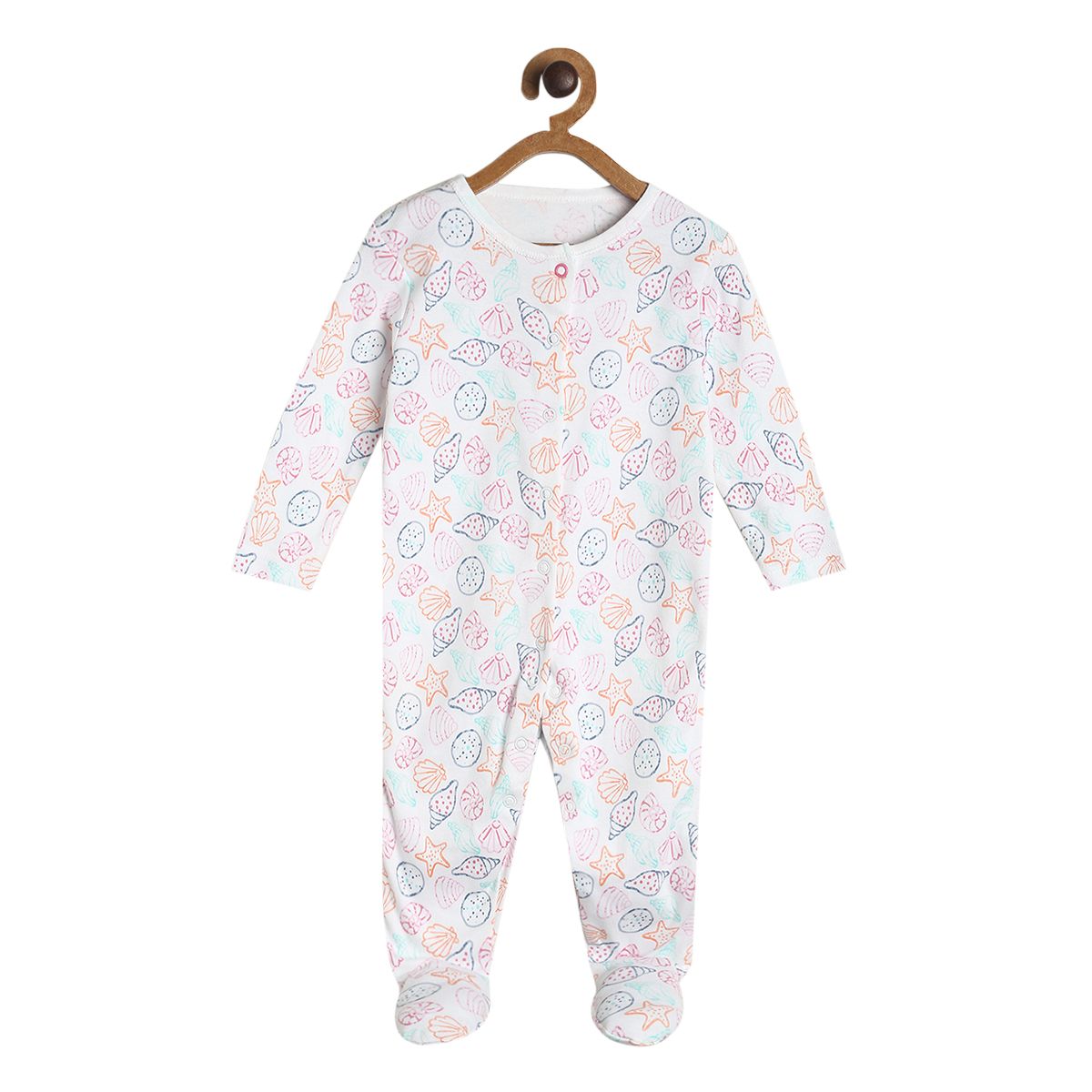 Pack of 1 sleep suit - white for 0-3 Months