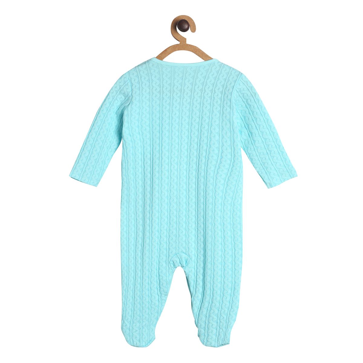 Pack of 1 sleep suit - aqua for New Born