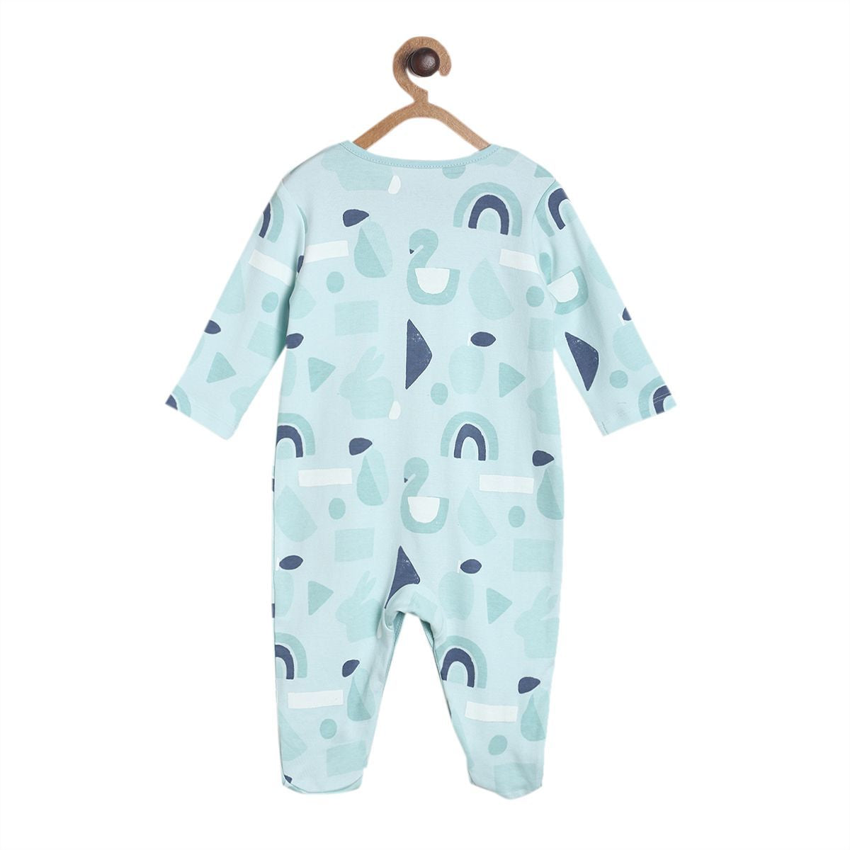 Pack of 1 sleep suit - blue for New Born