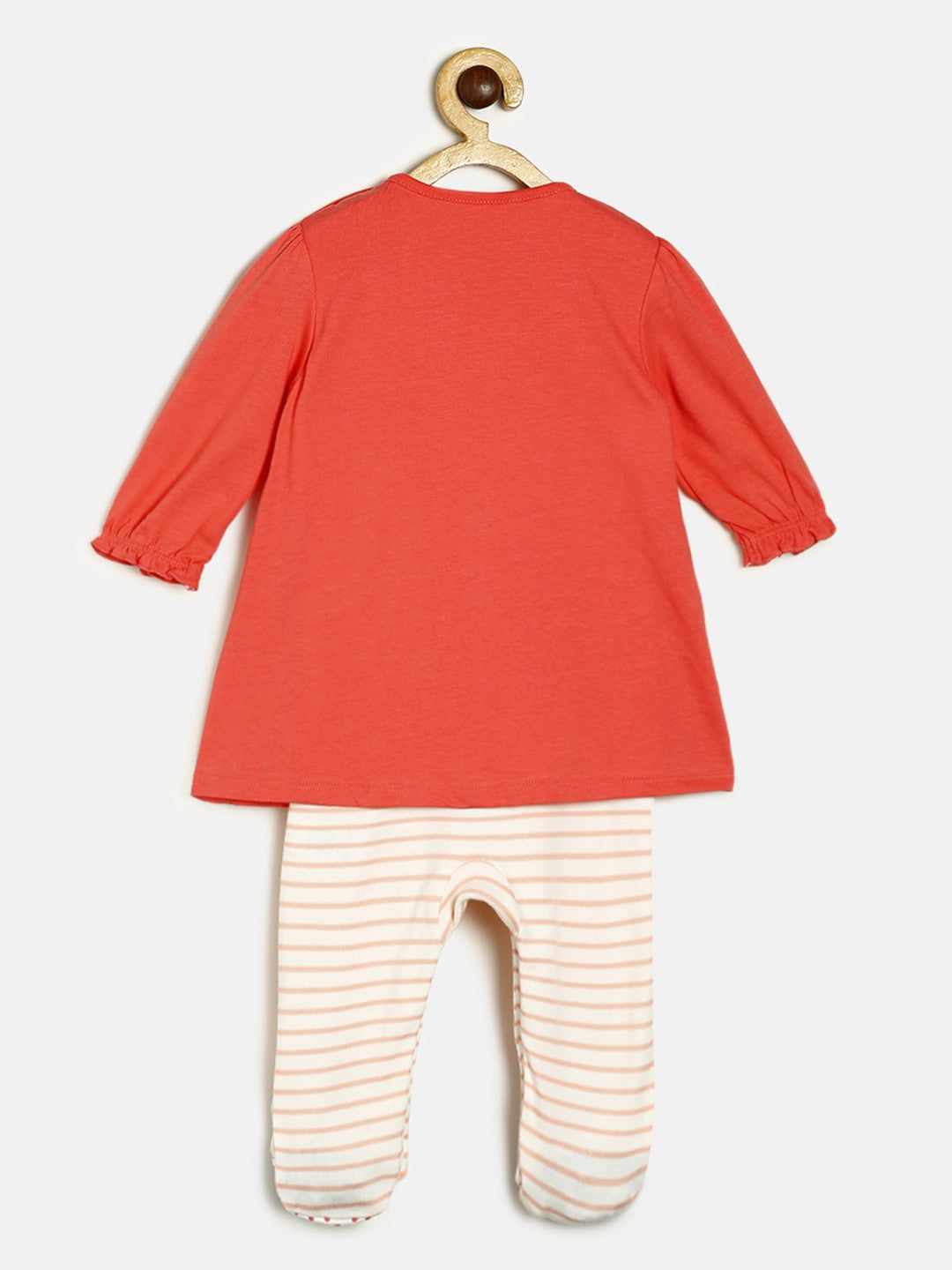 Girls Pink Pack Of 1 Sleep Suit