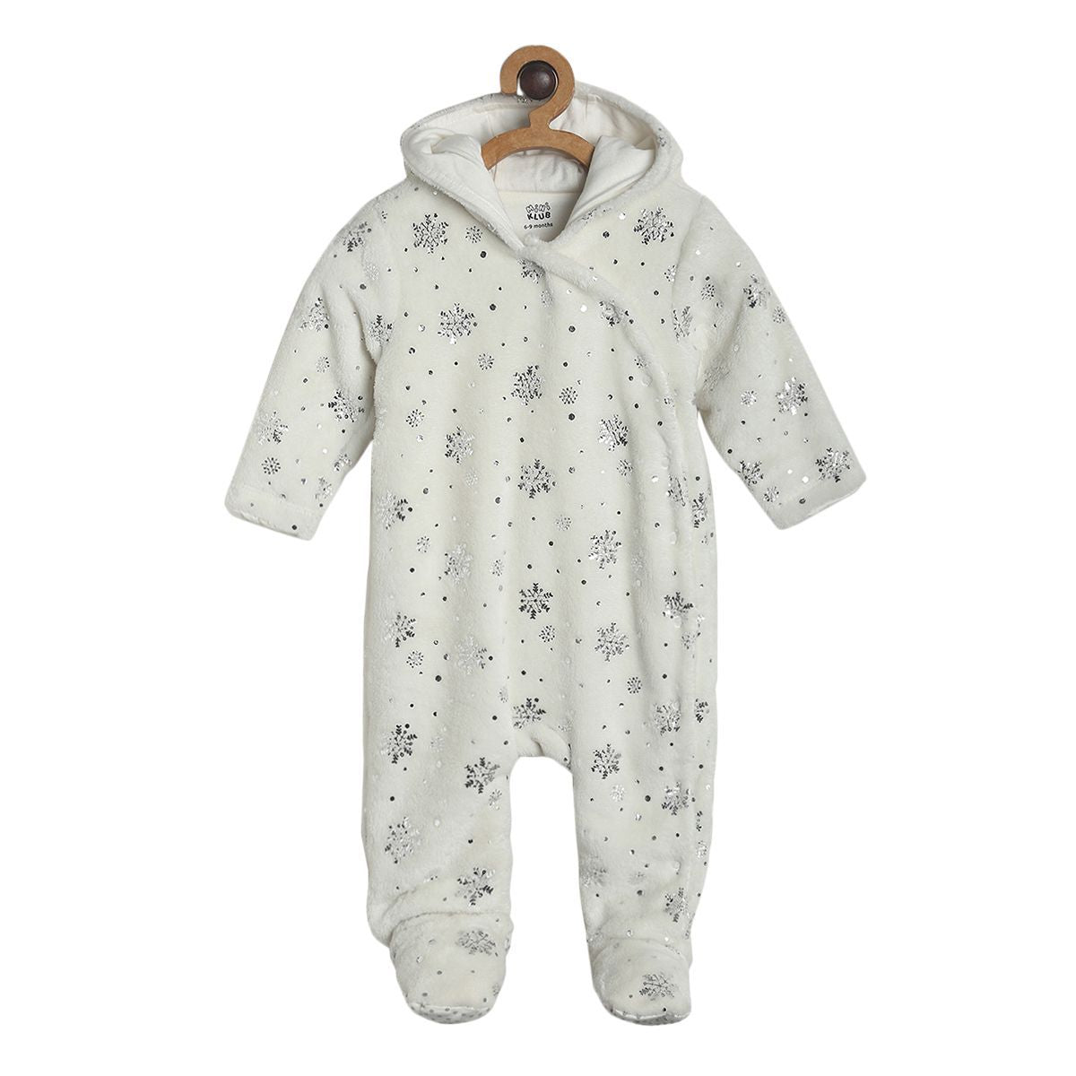 Pack of 1 sleepsuit - white for New Born