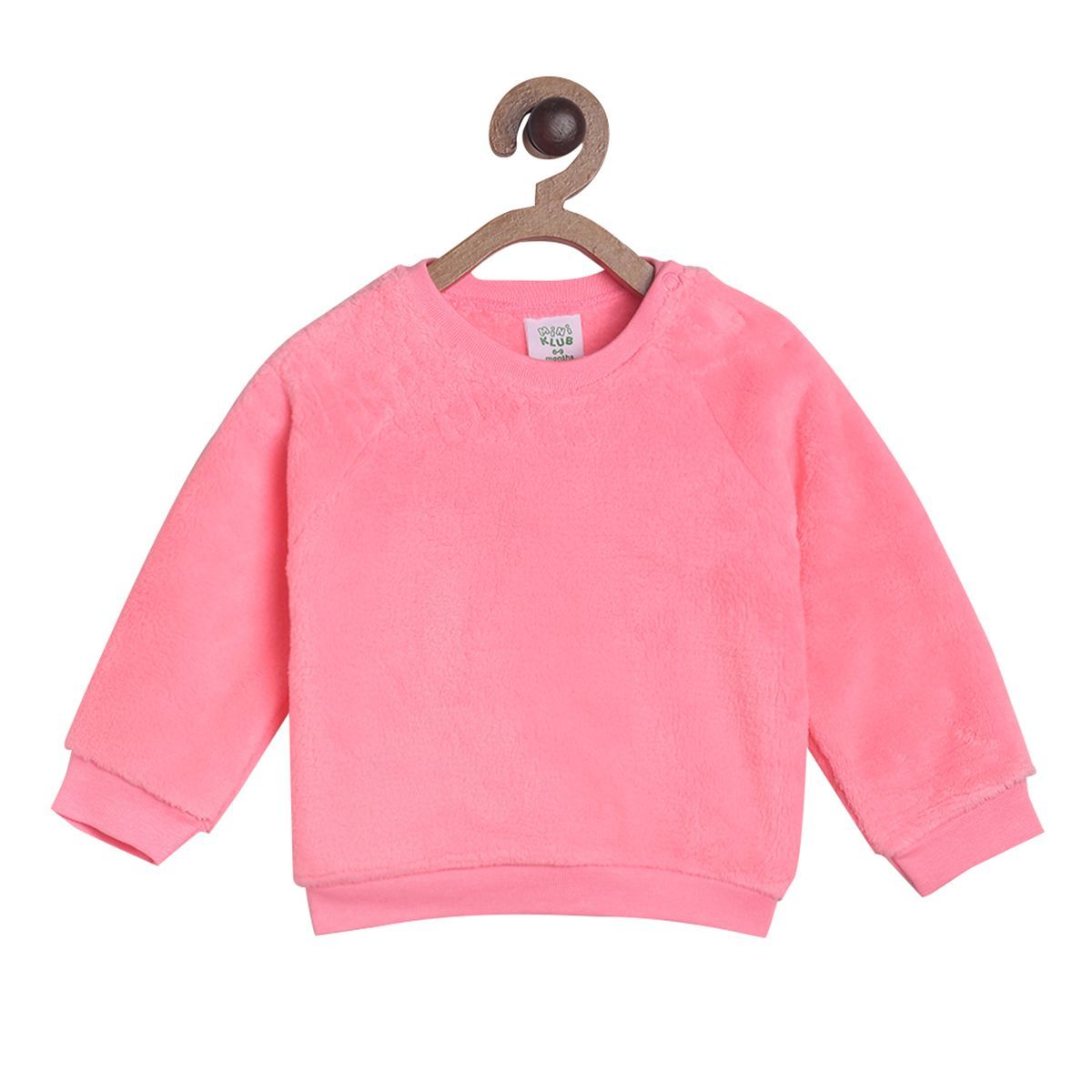 Pack of 1 knit sweat shirt - pink for 3-6 Months