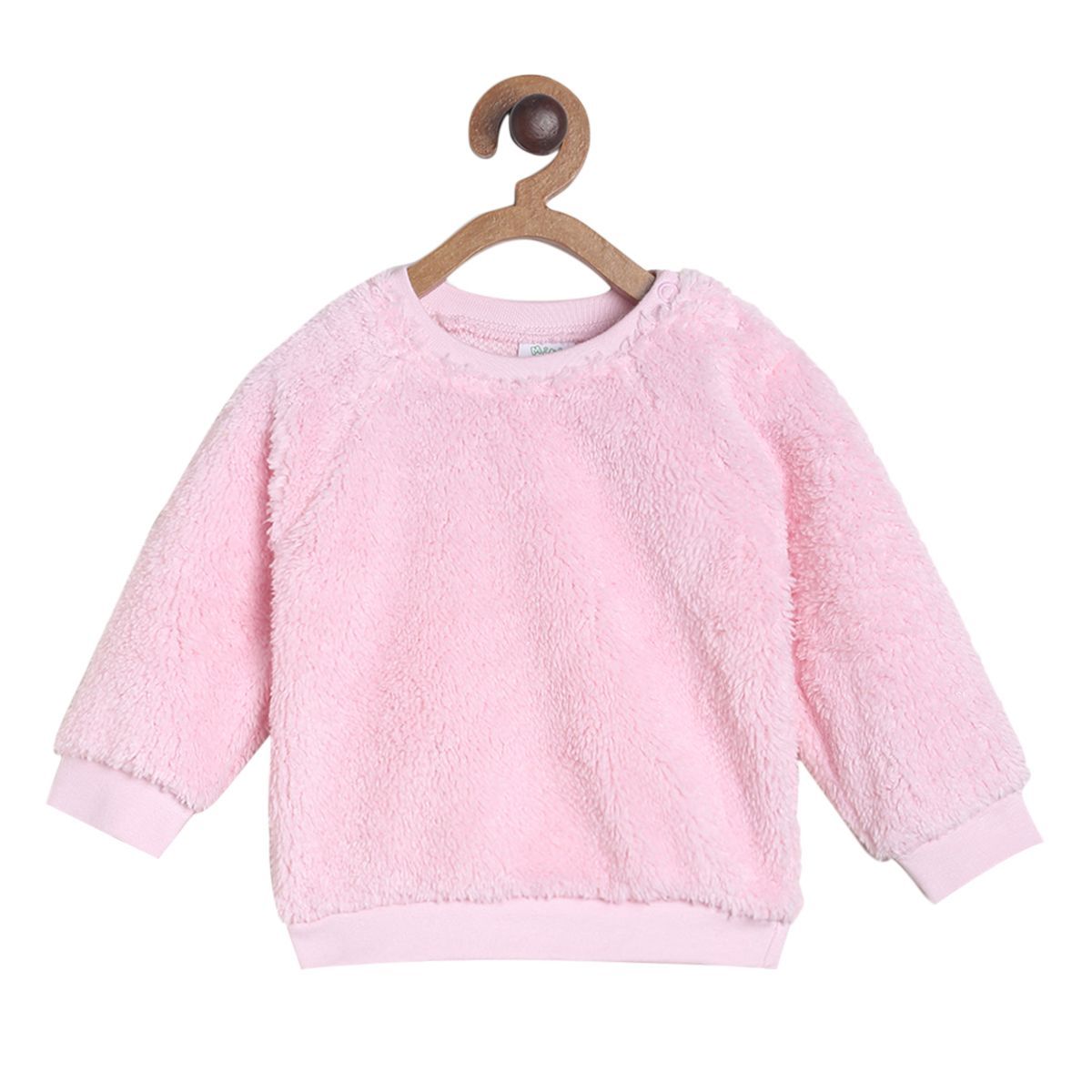 Pack of 1 knit sweat shirt - pink for 3-6 Months