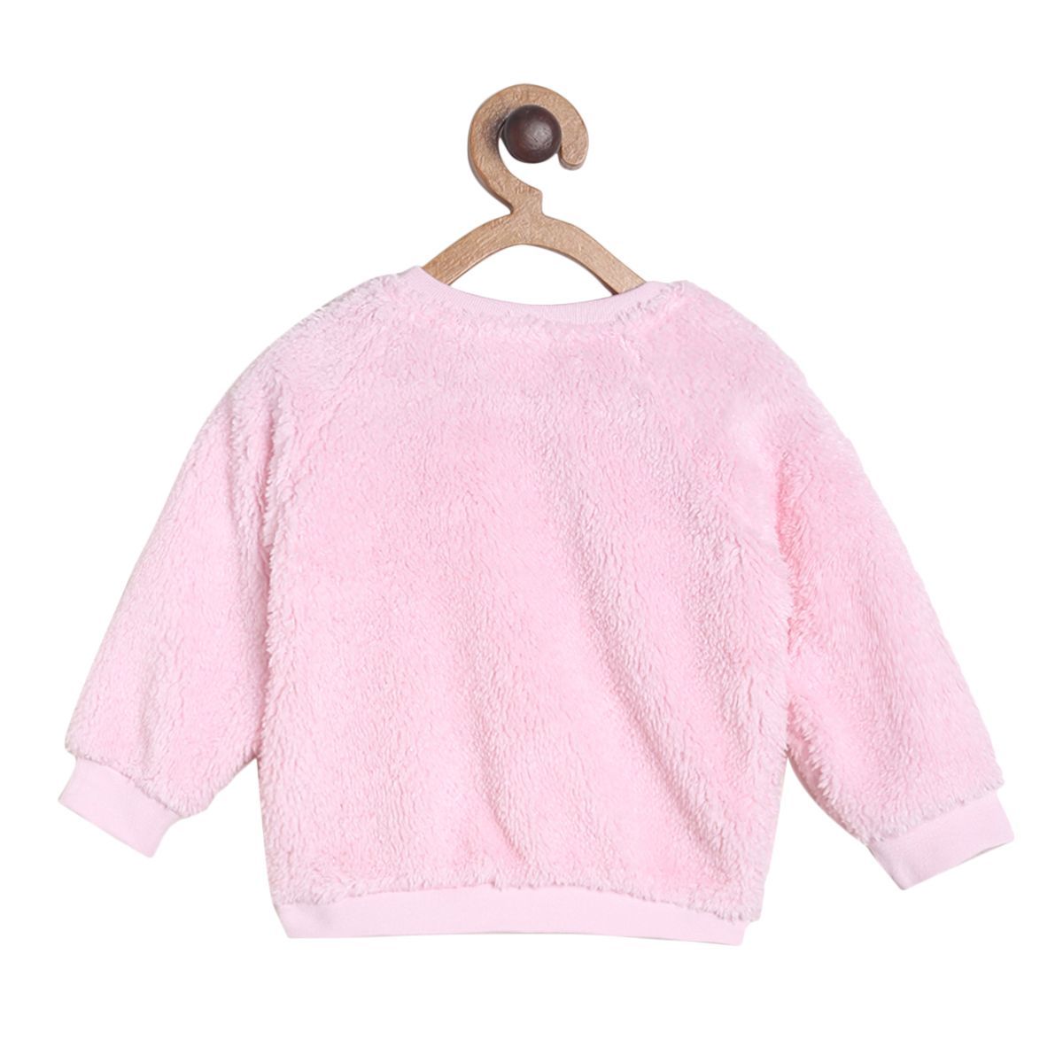 Pack of 1 knit sweat shirt - pink for 3-6 Months