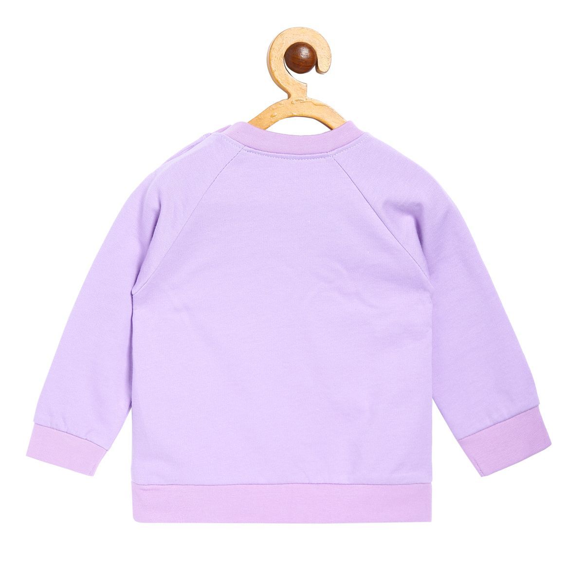 Pack of 1 knit sweat shirt - lilac for 3-6 Months