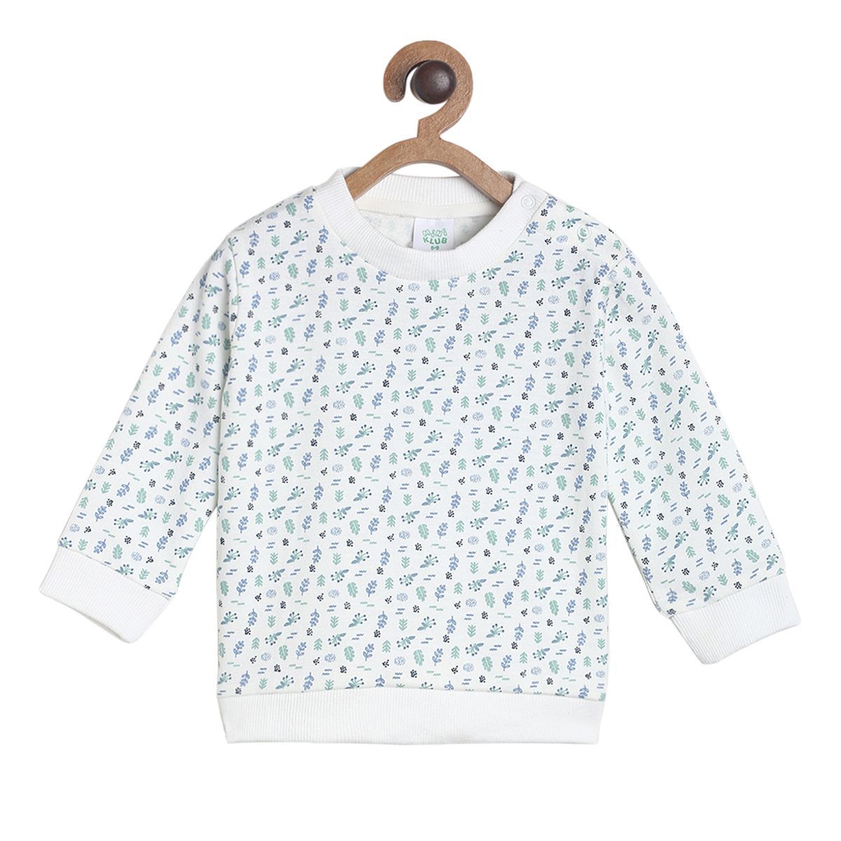 Pack of 1 knit sweat shirt - white for 3-6 Months