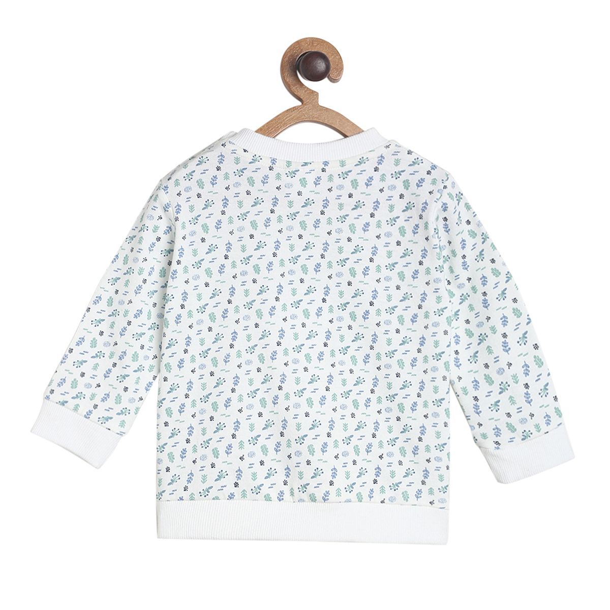 Pack of 1 knit sweat shirt - white for 3-6 Months