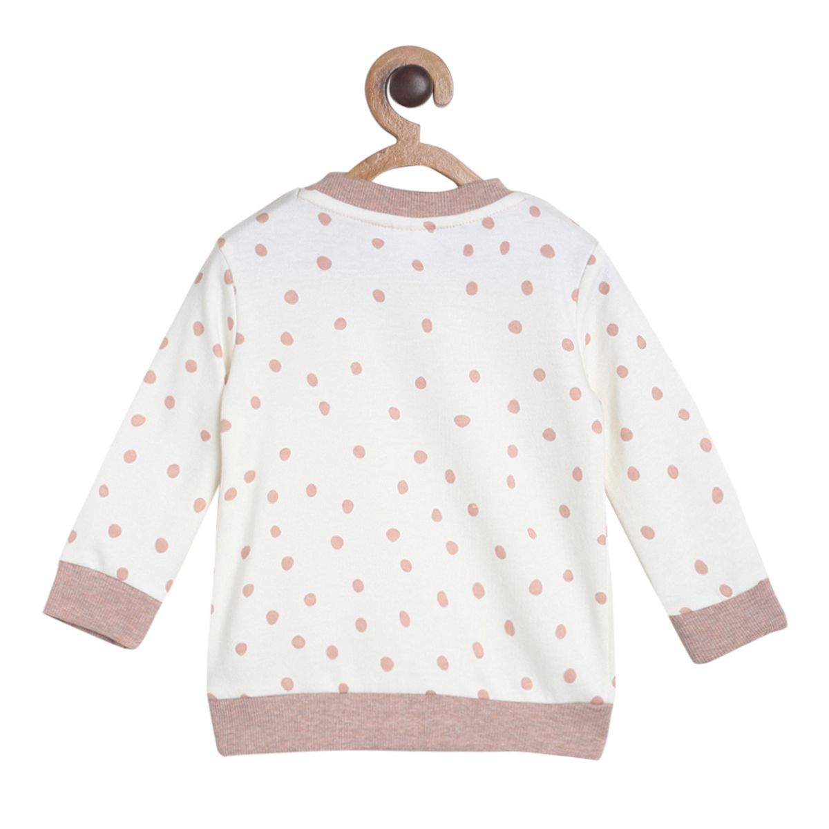 Pack of 1 knit sweat shirt - offwhite for 3-6 Months