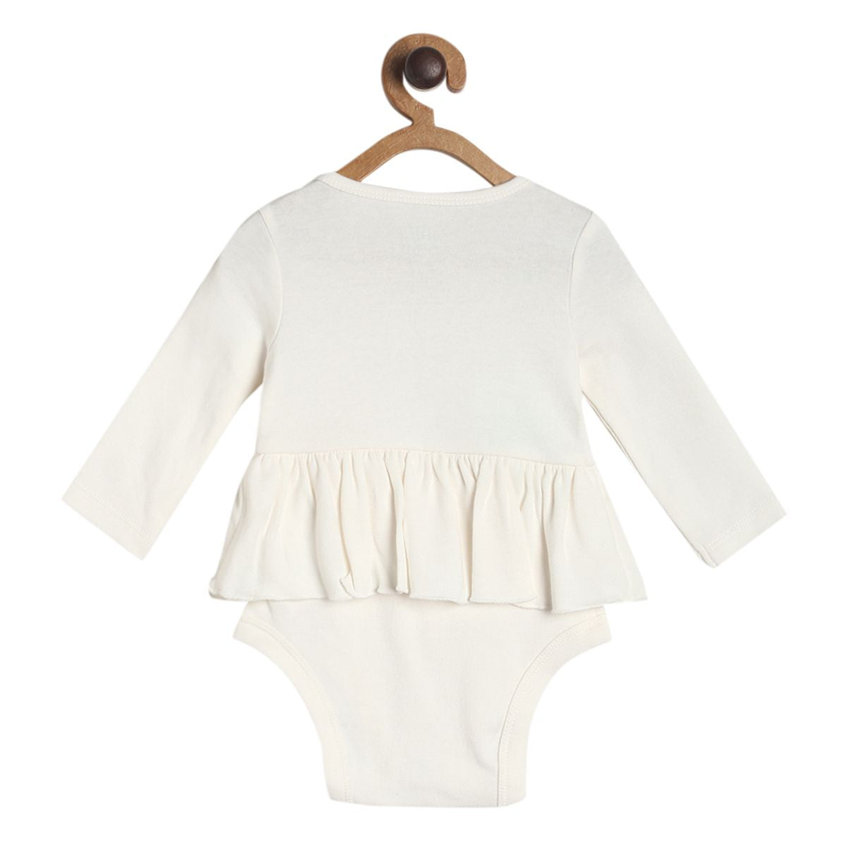 Pack of 2 bodysuit and knit bottom - marshmallow for 0-3 Months