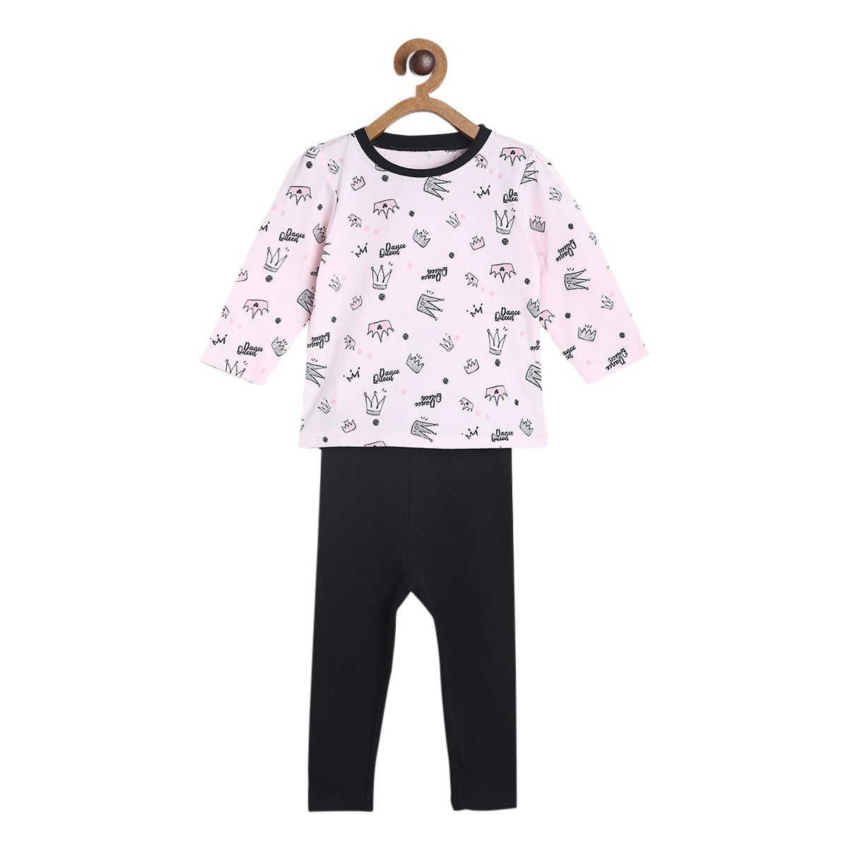Pack of 2 top and bottom set - pink for 0-3 Months