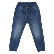 Pack of 1 jogger denim pant - denim blue for 3-6 Months