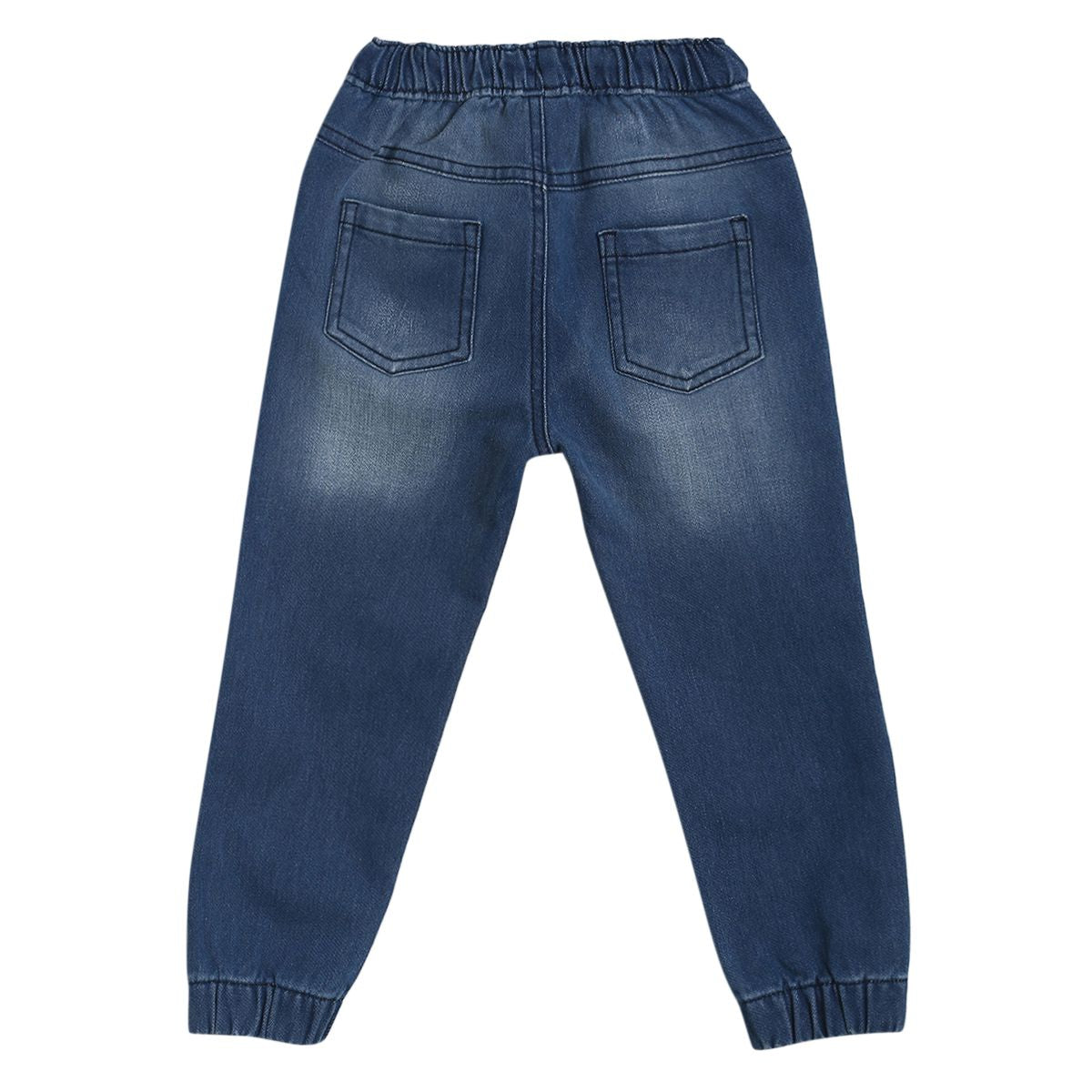 Pack of 1 jogger denim pant - denim blue for 3-6 Months