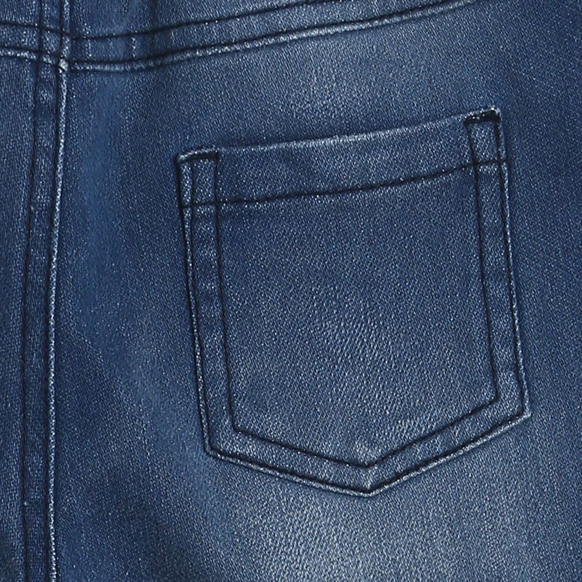 Pack of 1 jogger denim pant - denim blue for 3-6 Months