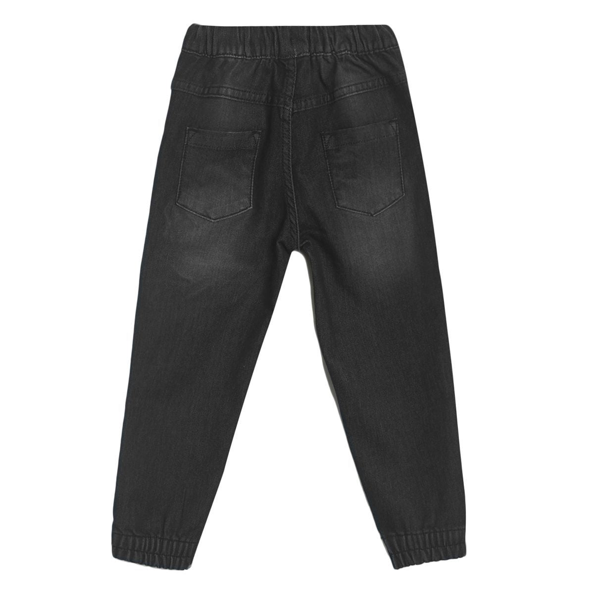 Pack of 1 jogger denim pant - black for 3-6 Months