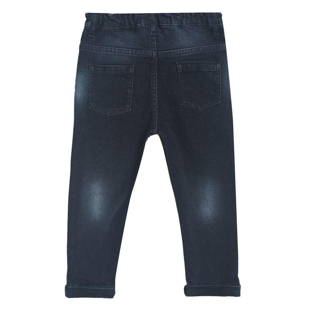 Pack of 1 denim pant - dark denim blue for 3-6 Months