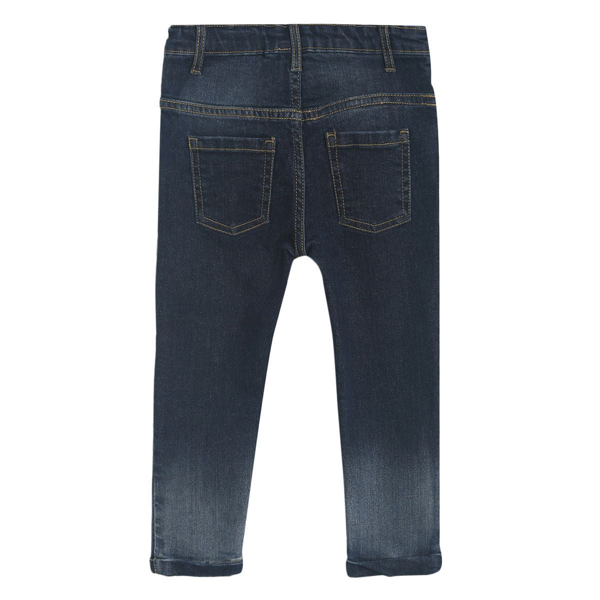 Pack of 1 denim pant - dark denim blue for 3-6 Months
