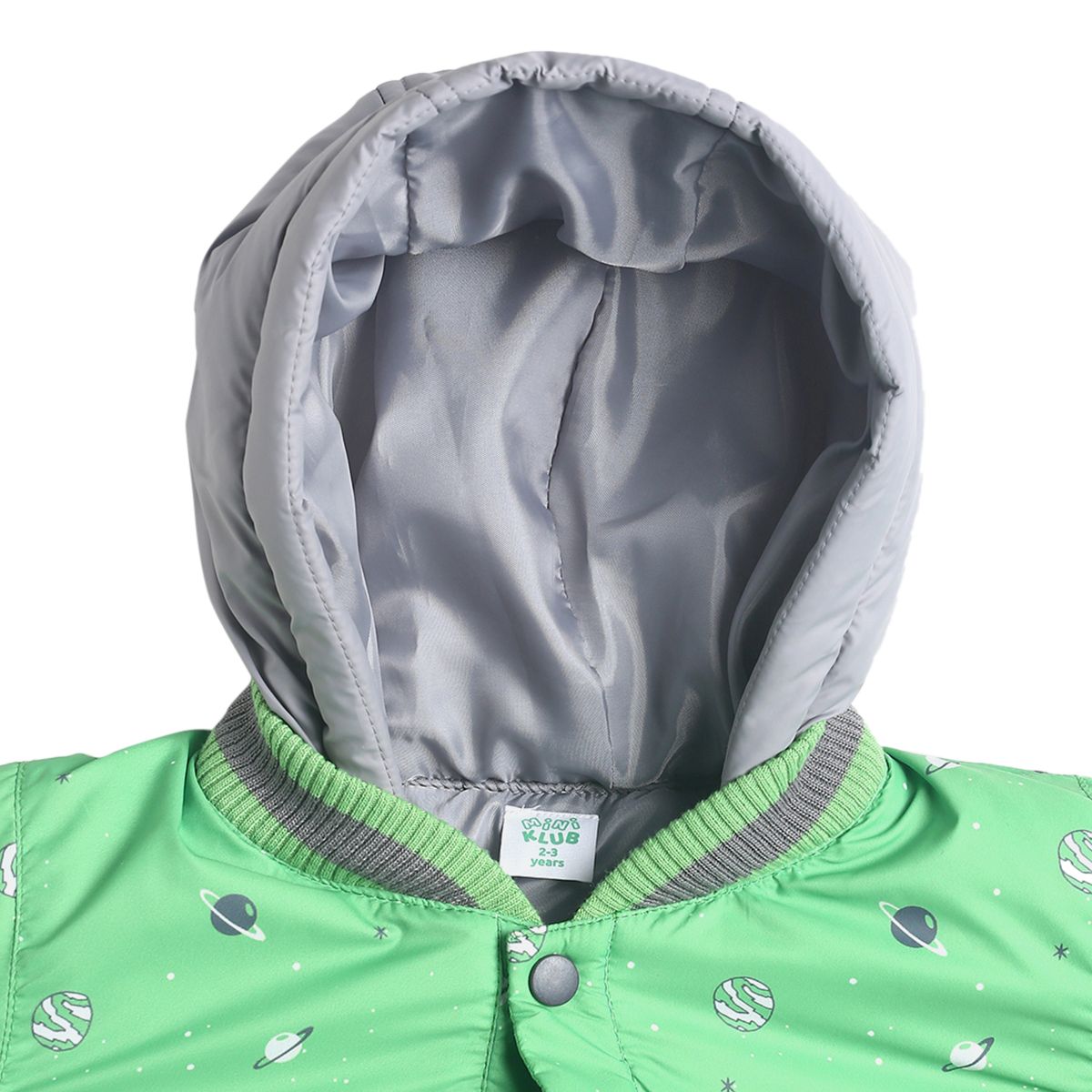 Pack of 1 hooded jacket - green for 3-6 Months