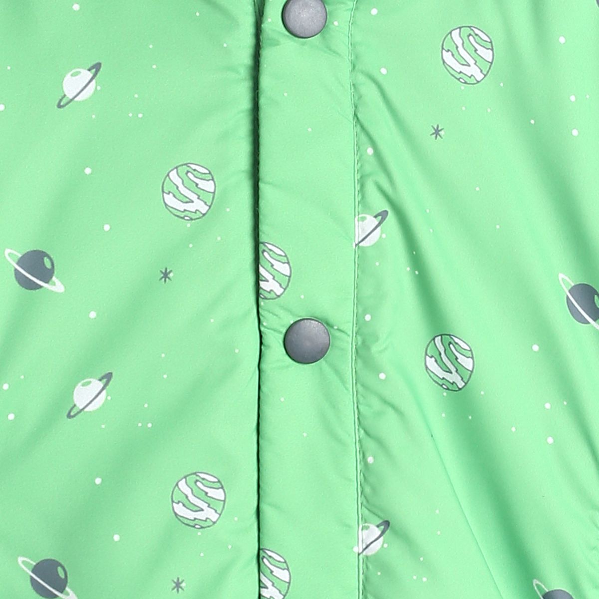 Pack of 1 hooded jacket - green for 3-6 Months