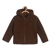 Pack of 1 knit jacket - brown for 3-6 Months