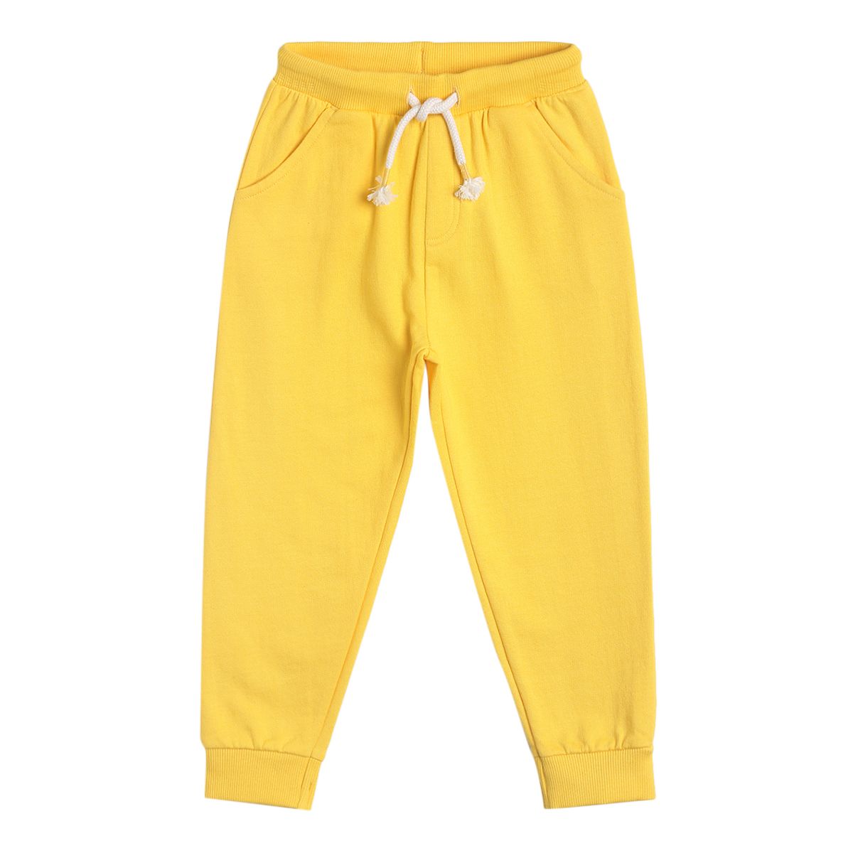 Pack of 1 knit jogger - bright yellow for 3-6 Months