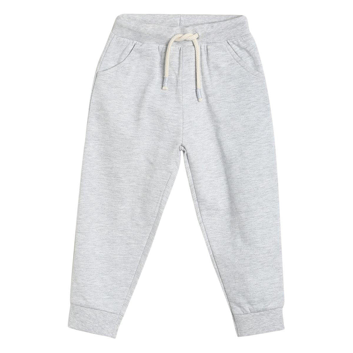 Pack of 1 knit jogger - grey melange for 3-6 Months