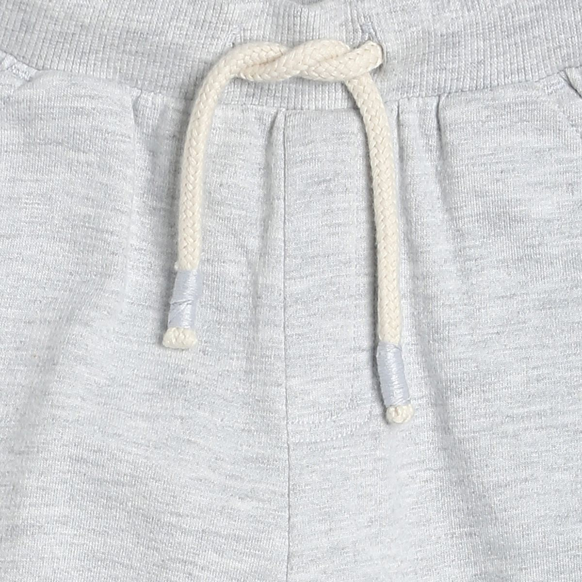 Pack of 1 knit jogger - grey melange for 3-6 Months