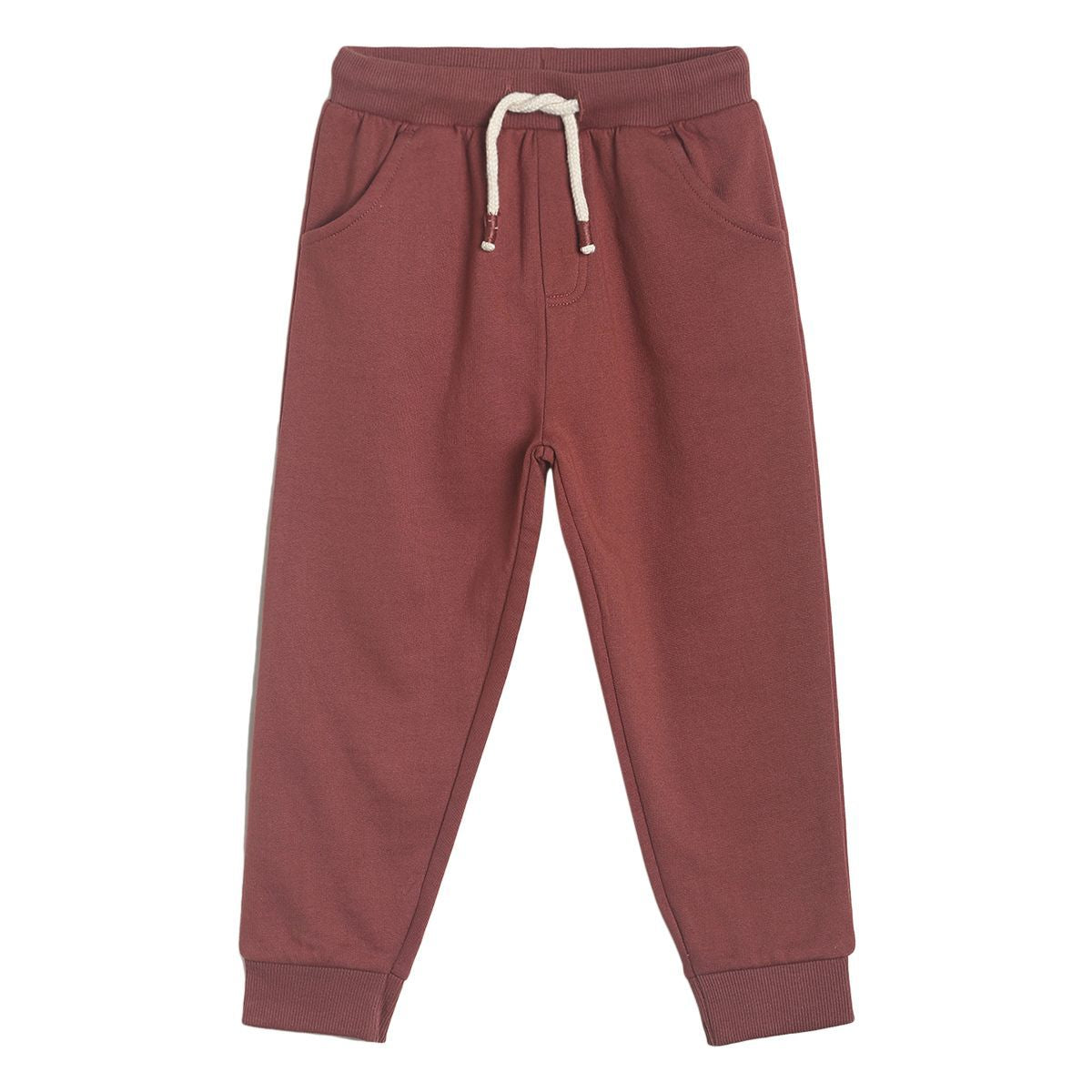 Pack of 1 knit jogger - apple butter for 3-6 Months