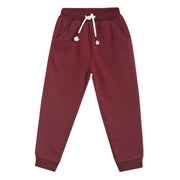 Pack of 1 knit jogger - maroon for 3-6 Months