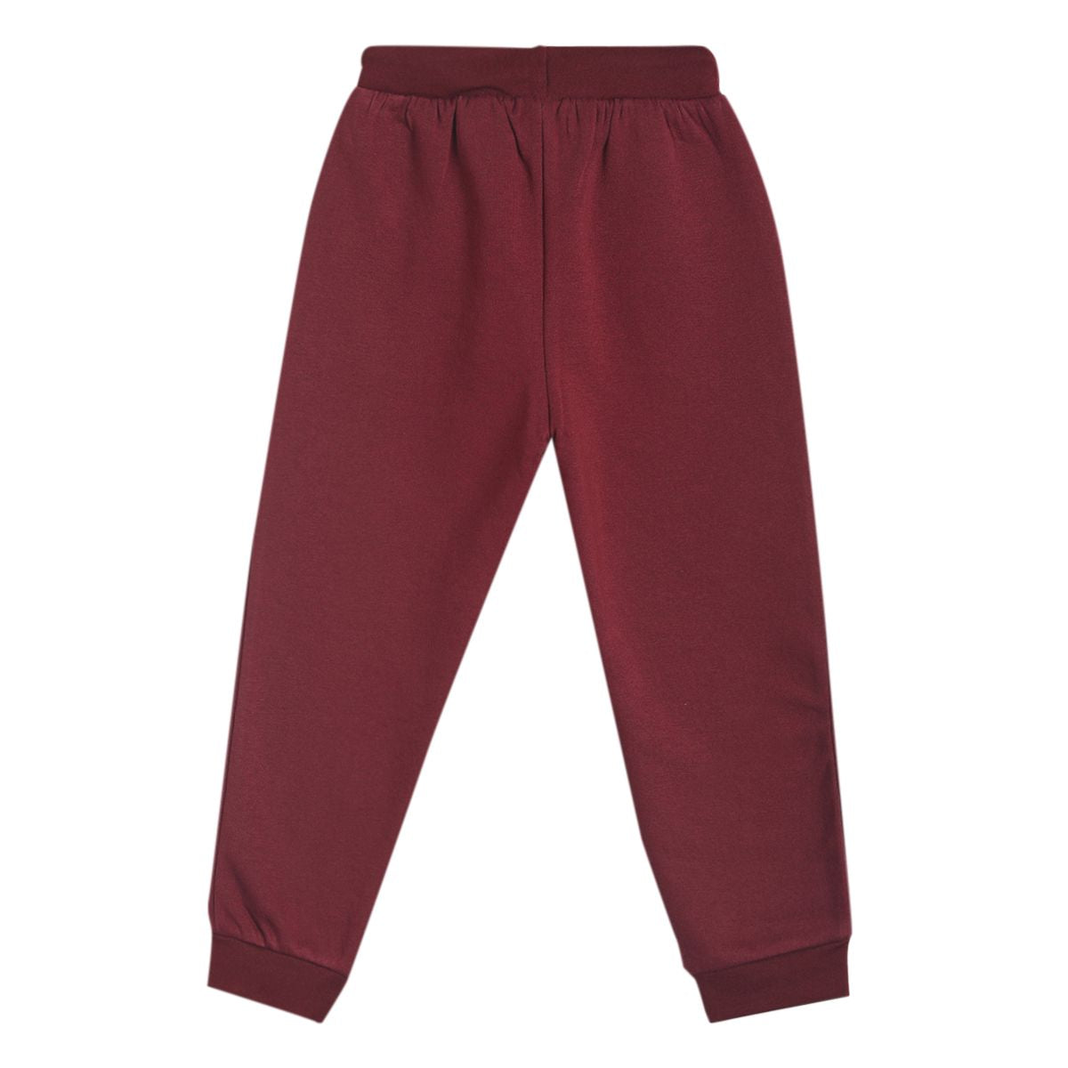 Pack of 1 knit jogger - maroon for 3-6 Months