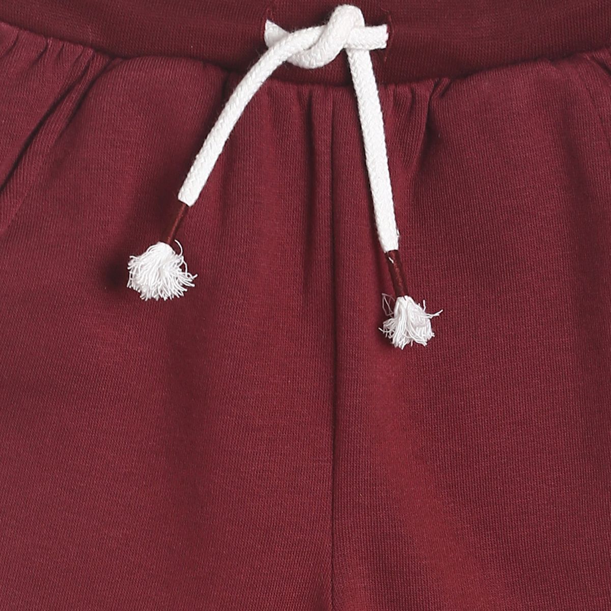 Pack of 1 knit jogger - maroon for 3-6 Months