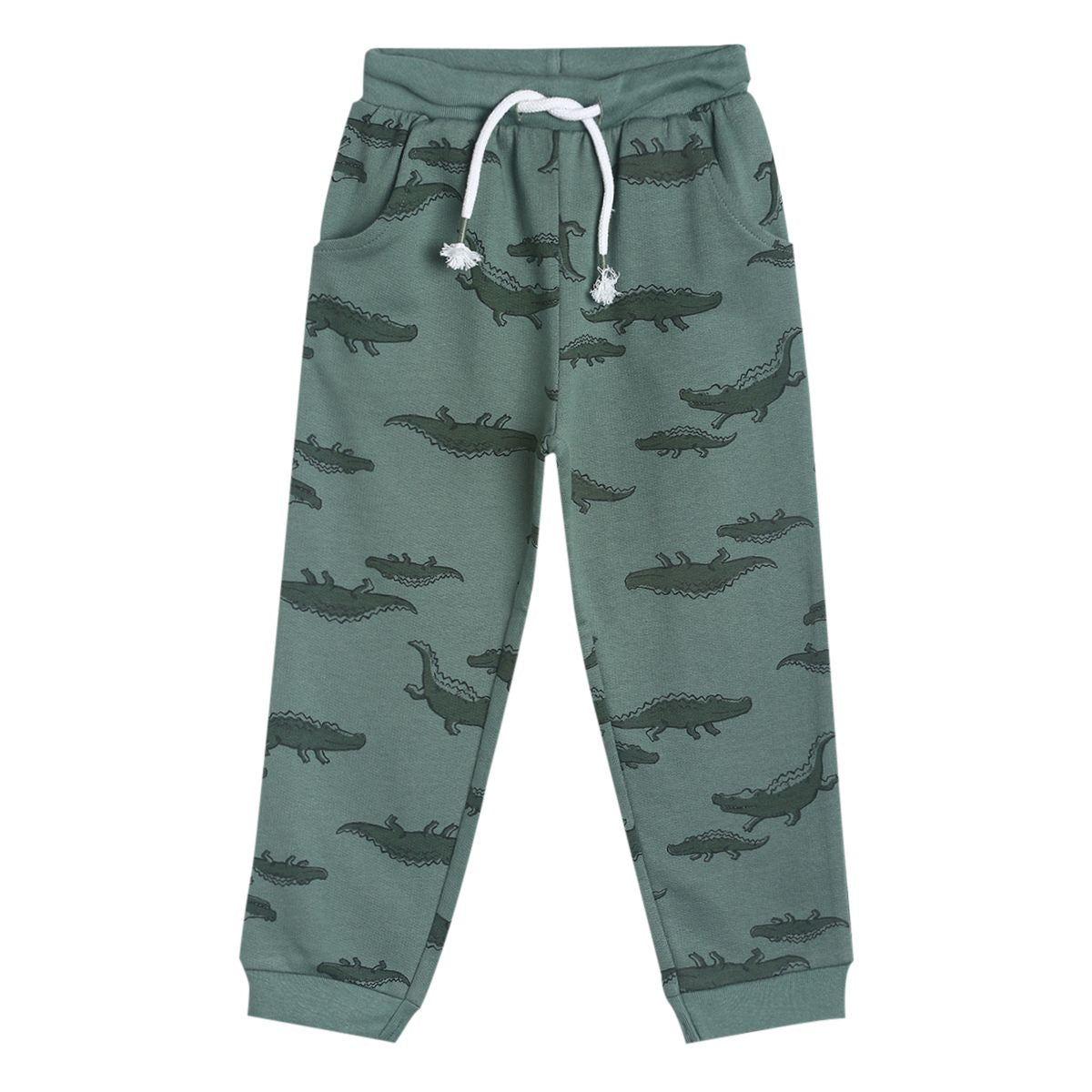 Pack of 1 knit jogger - olive for 3-6 Months