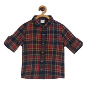 Pack of 1 woven shirt - brown for 3-6 Months
