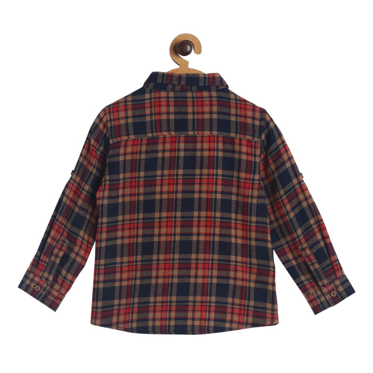 Pack of 1 woven shirt - brown for 3-6 Months