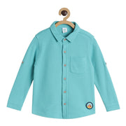 Pack of 1 knit shirt - blue for 3-6 Months