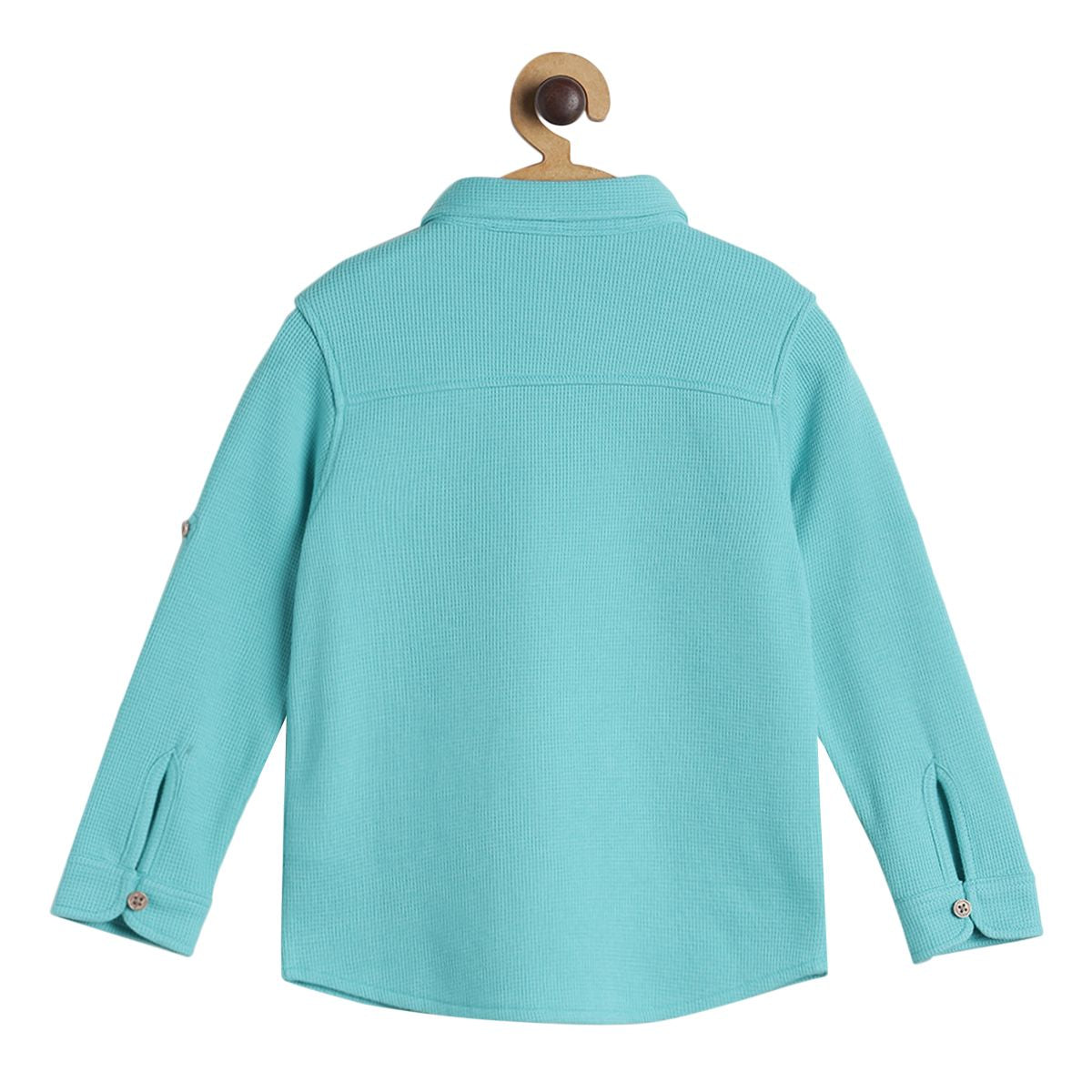 Pack of 1 knit shirt - blue for 3-6 Months