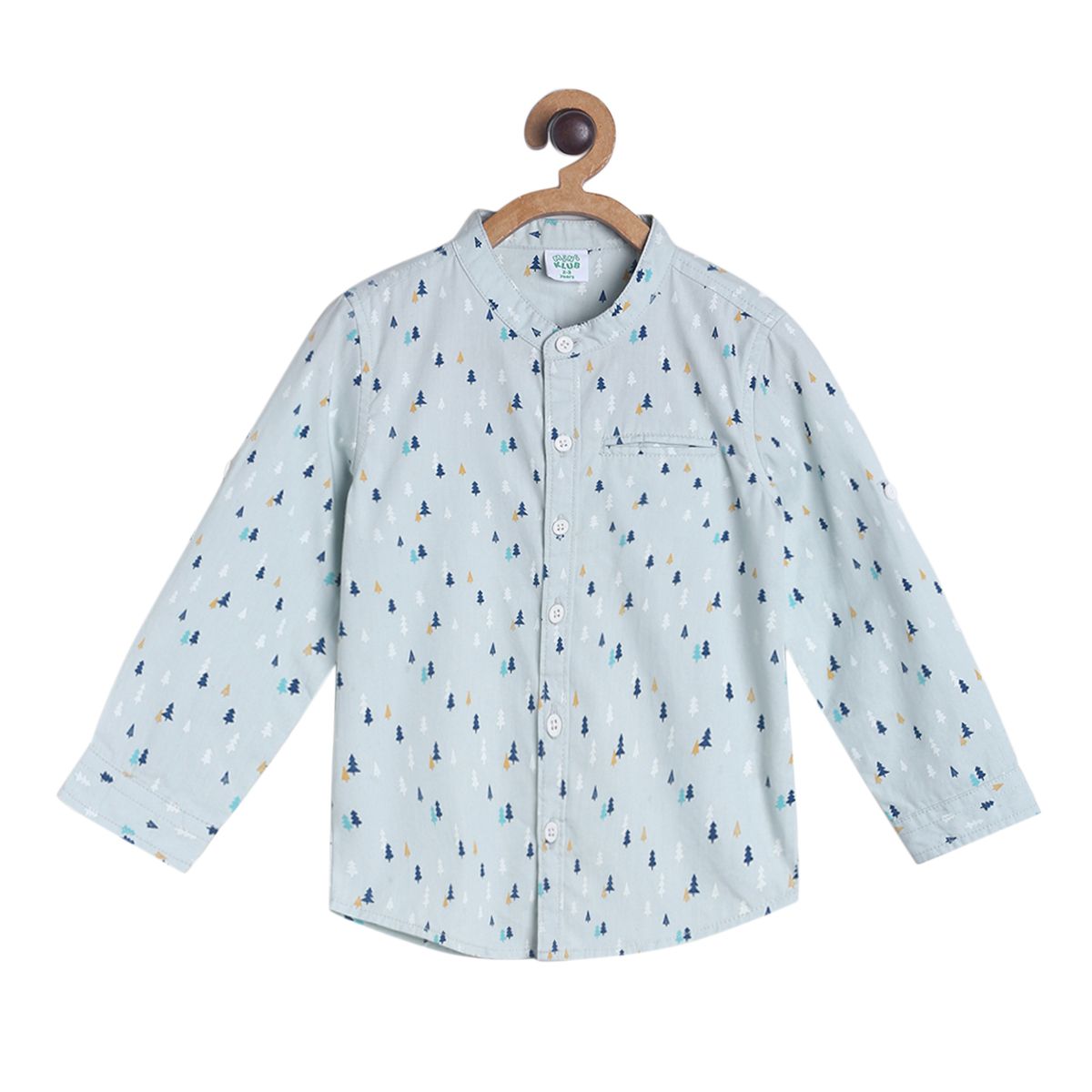 Pack of 1 woven shirt - blue for 3-6 Months