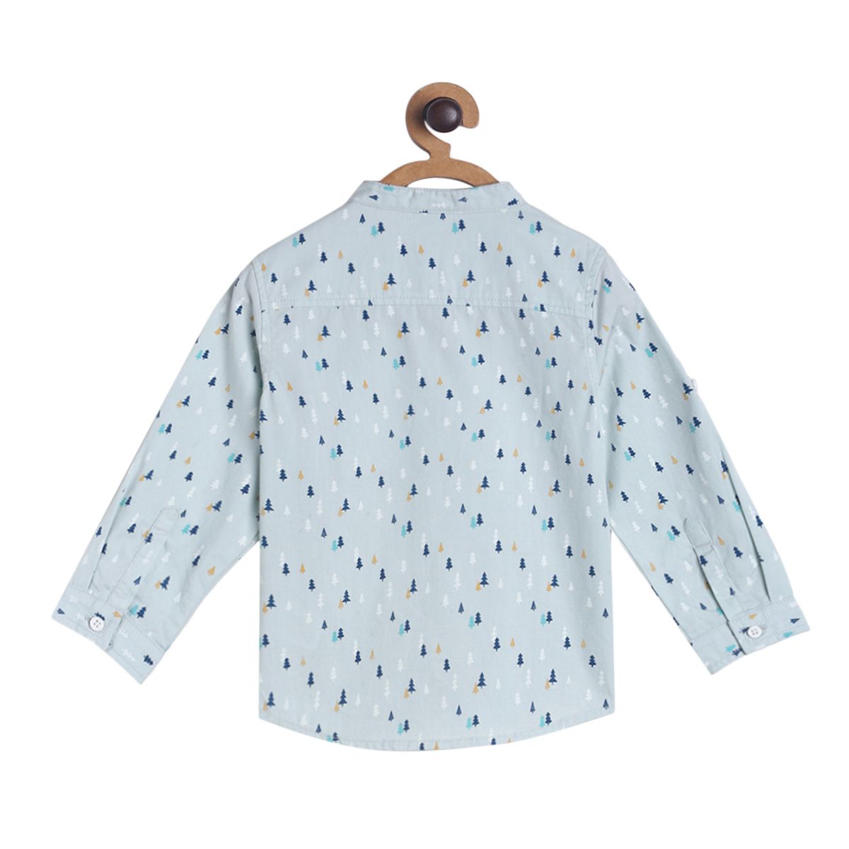 Pack of 1 woven shirt - blue for 3-6 Months
