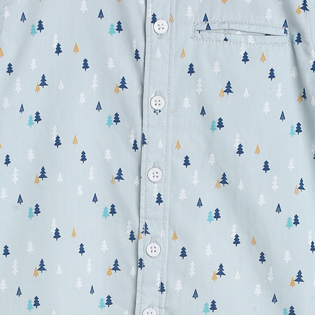 Pack of 1 woven shirt - blue for 3-6 Months