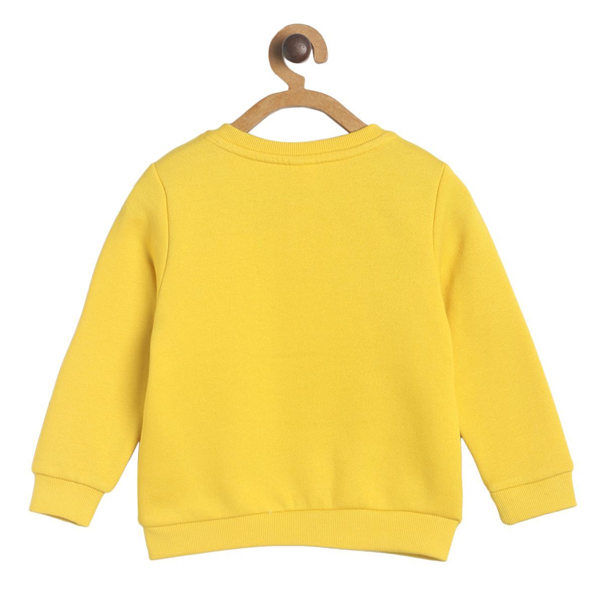 Pack of 1 knit sweat shirt - yellow for 3-6 Months