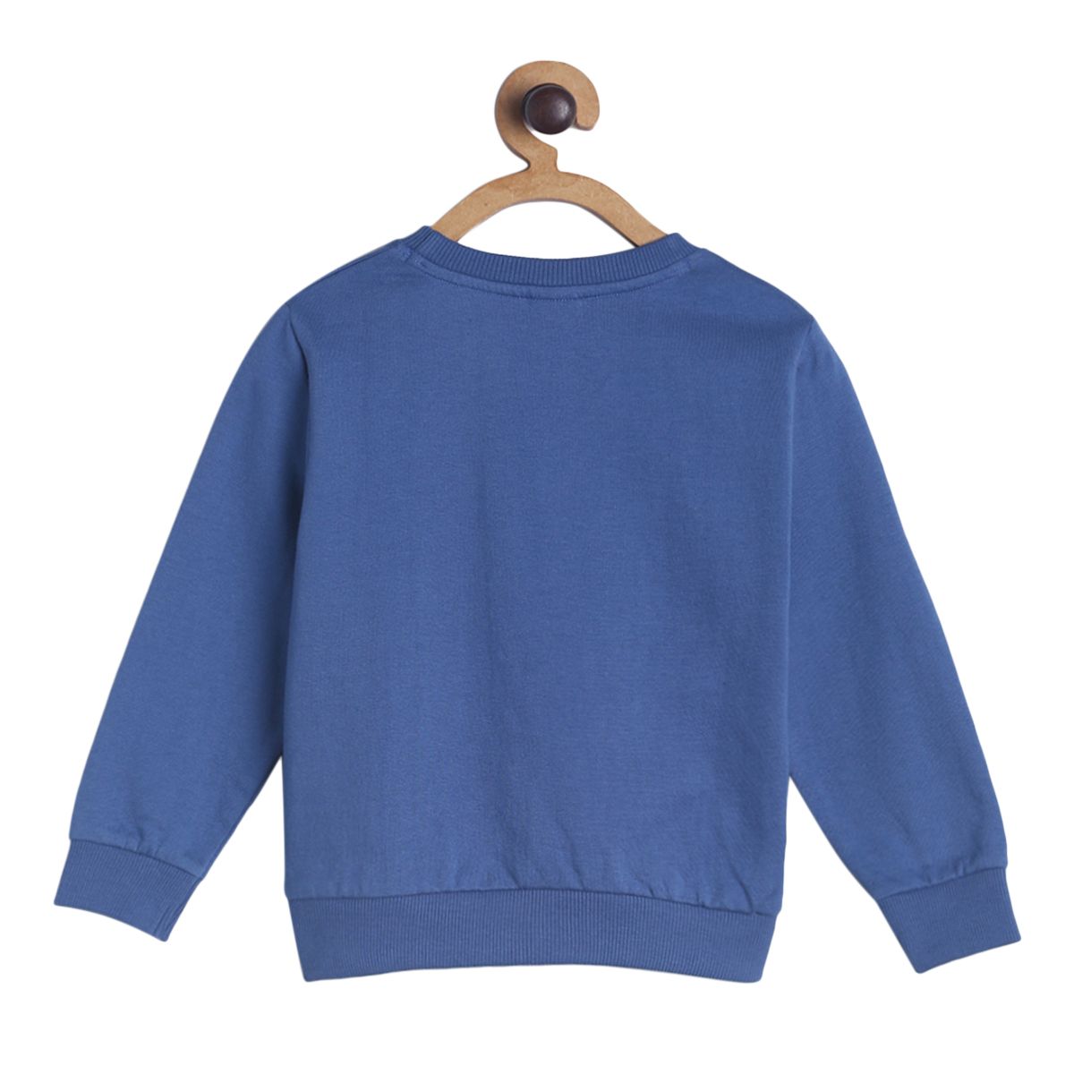 Pack of 1 knit sweat shirt - bright cobalt for 3-6 Months