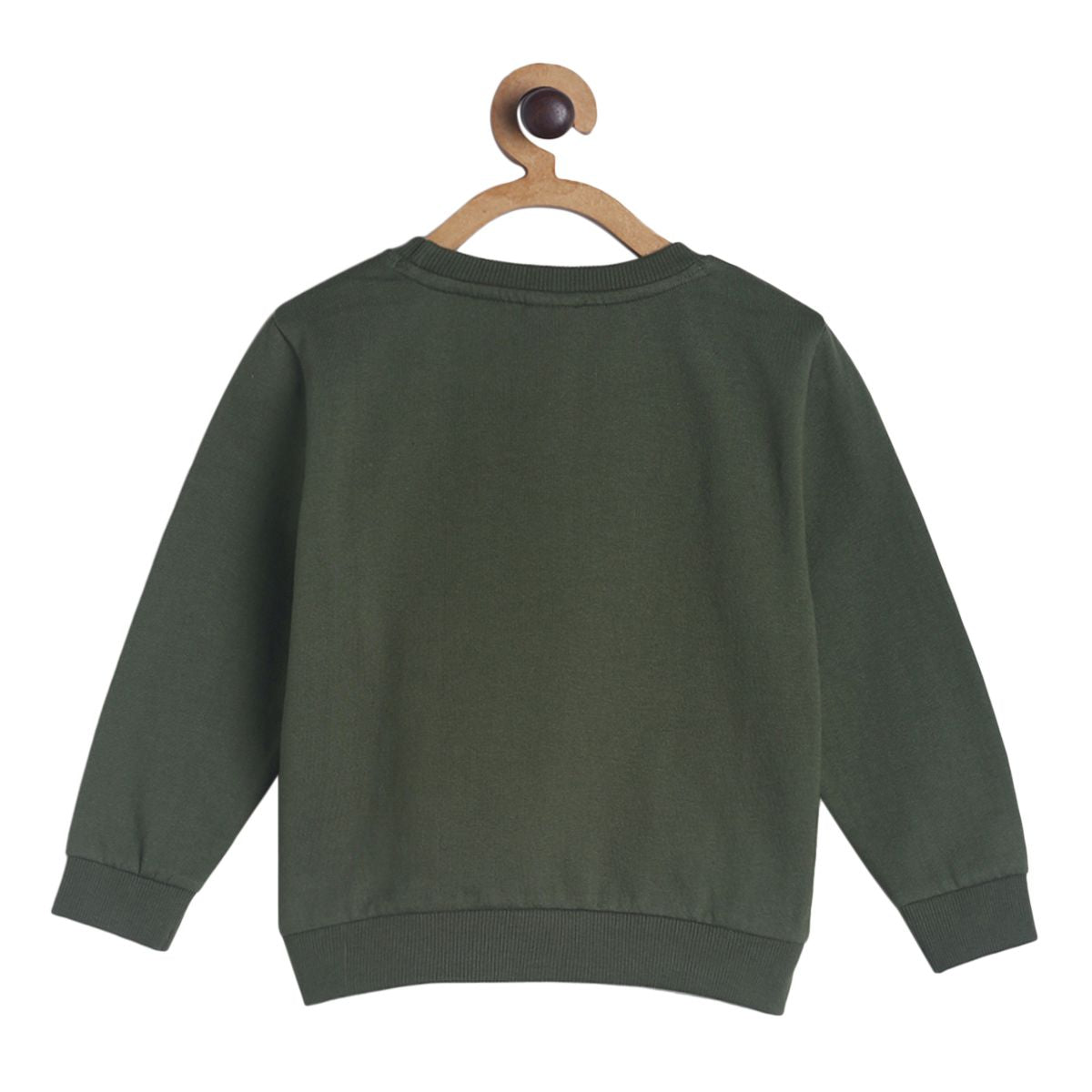Pack of 1 knit sweat shirt - bronze green for 3-6 Months