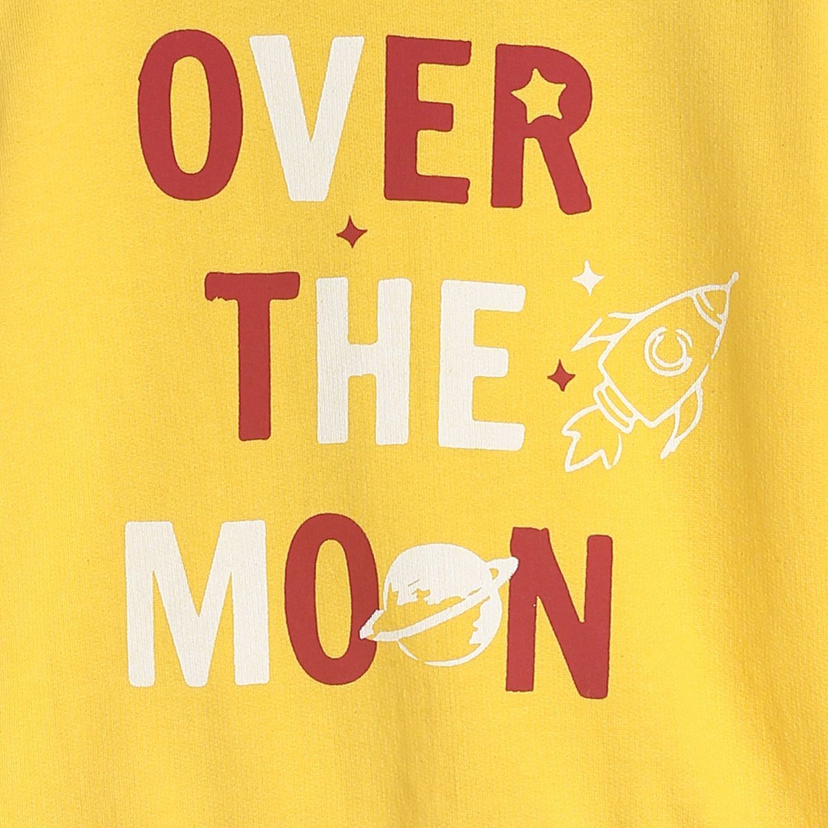 Pack of 1 knit sweat shirt - yellow for 3-6 Months